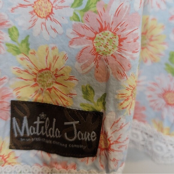 Matilda Jane Floral Daisy Charm Dress Lace Detail Size 6 - Picture 7 of 10
